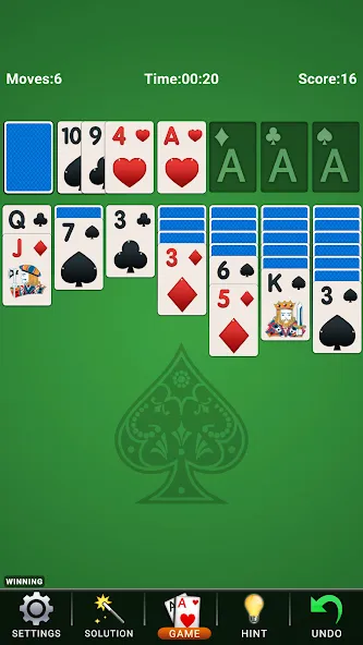 Solitaire: Classic Card Game  [МОД Unlimited Money] Screenshot 1