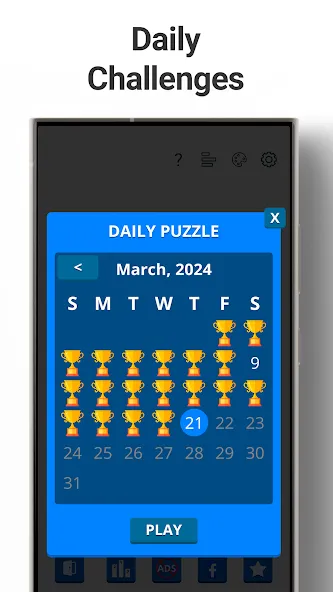 Sudoku Levels: Daily Puzzles  [МОД Все открыто] Screenshot 2