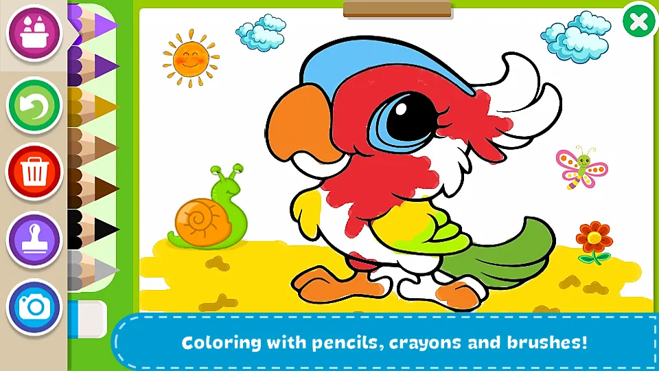 Coloring Book - Kids Paint  [МОД Unlimited Money] Screenshot 1