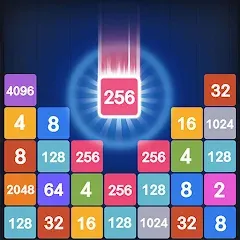 Взломанная Drop Merge : Number Puzzle (Дроп Мердж)  [МОД Меню] - стабильная версия apk на Андроид