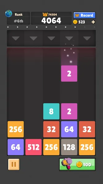 Drop The Number® : Merge Game (Дроп зе Намбер)  [МОД Unlocked] Screenshot 2