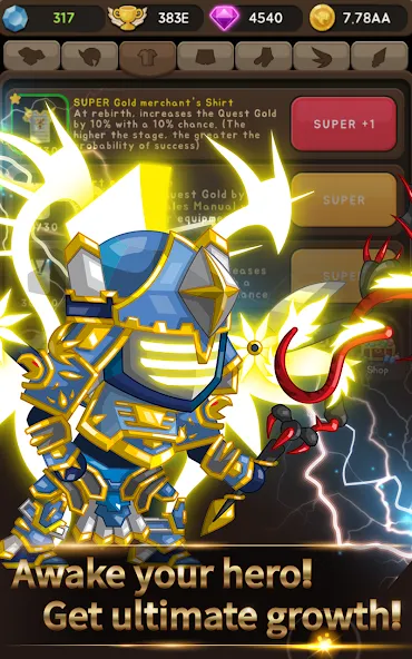 [VIP] +9 Blessing Cash Knight  [МОД Unlocked] Screenshot 5