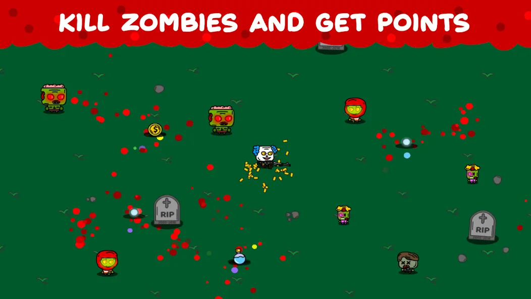 Zombie Loop - Shooter survival (Зомби Луп)  [МОД Много монет] Screenshot 5