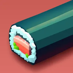 Скачать взлом Sushi Roll 3D - Cooking ASMR (Суши Ролл 3D)  [МОД Много денег] - полная версия apk на Андроид