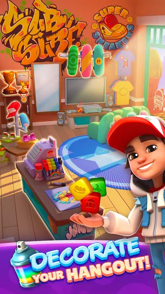 Subway Surfers Blast (Сабвей Серферс Бласт)  [МОД Menu] Screenshot 1