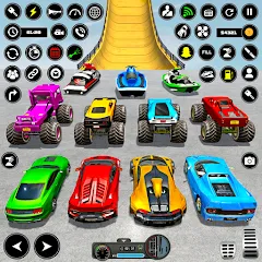 Скачать взлом Crazy Ramp Car Stunt Master 3D (Крэйзи Рэмп Кар Стант Мастер 3Д)  [МОД Unlocked] - стабильная версия apk на Андроид