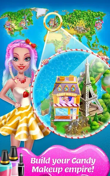 Candy Makeup Beauty Game  [МОД Mega Pack] Screenshot 5