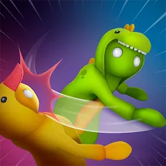 Скачать взломанную Gang Battle Party: Animals 3D  [МОД Много денег] - полная версия apk на Андроид