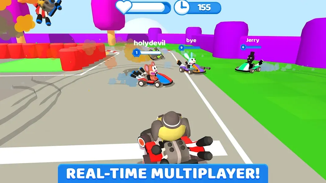 SmashKarts.io  [МОД Бесконечные деньги] Screenshot 1