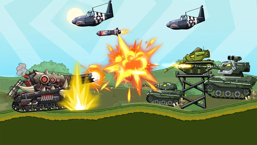 Tank Arena Steel Battle (Танковая Арена Стальное Сражение)  [МОД Меню] Screenshot 4