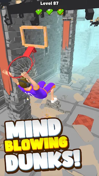 Hoop World: Flip Dunk Game 3D (Хуп Ворлд)  [МОД Много денег] Screenshot 2