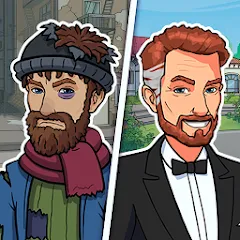 Скачать взломанную Hobo Life: Business Simulator  [МОД Mega Pack] - стабильная версия apk на Андроид