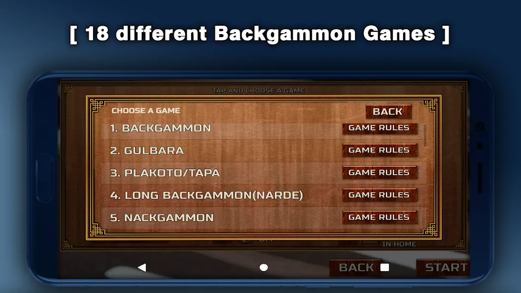 Backgammon - 18 Board Games  [МОД Все открыто] Screenshot 2