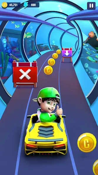 Mini Car Runner - Racing Games (Мини Кар Раннер)  [МОД Unlimited Money] Screenshot 4