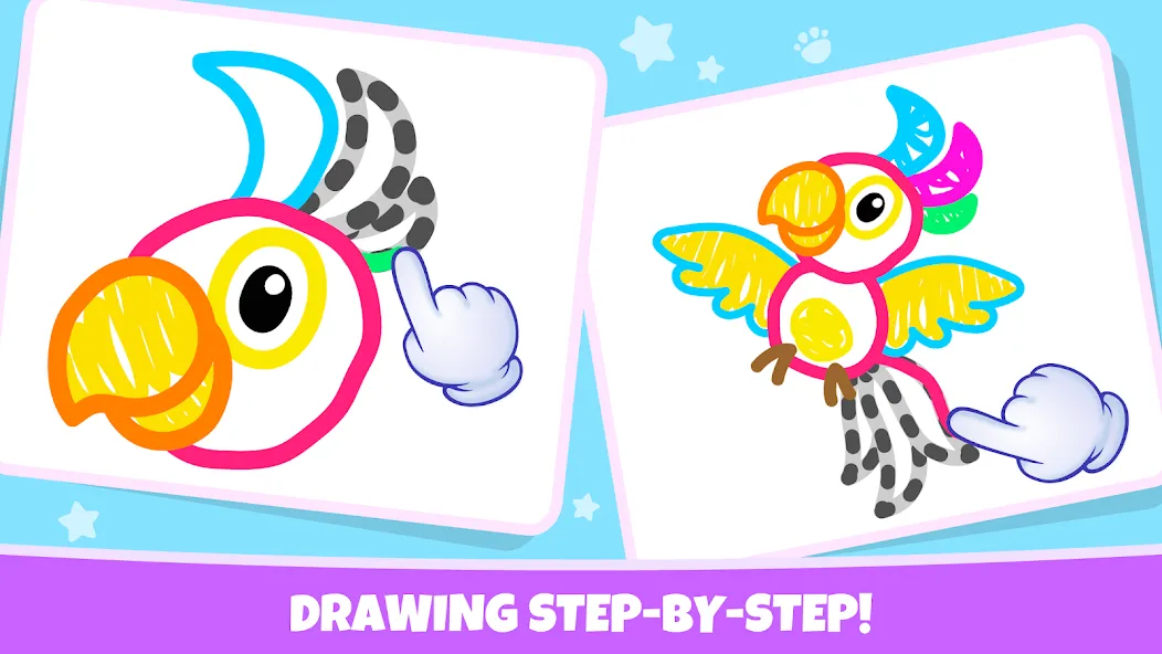 Drawing for kids! Toddler draw  [МОД Бесконечные деньги] Screenshot 3