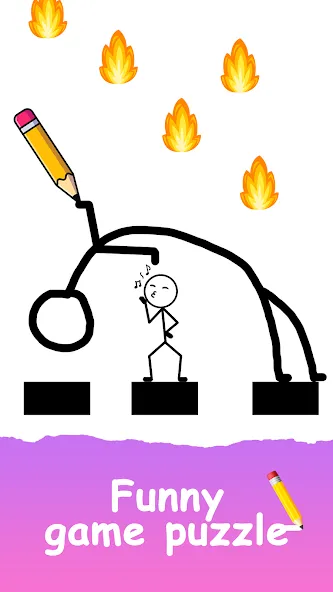 Save The Stick: Draw 2 Save (эйв Зе Стикман)  [МОД Бесконечные деньги] Screenshot 3