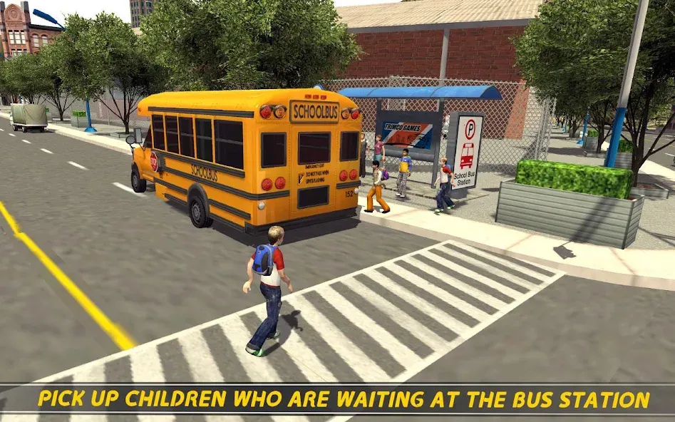 School Bus 16  [МОД Все открыто] Screenshot 1