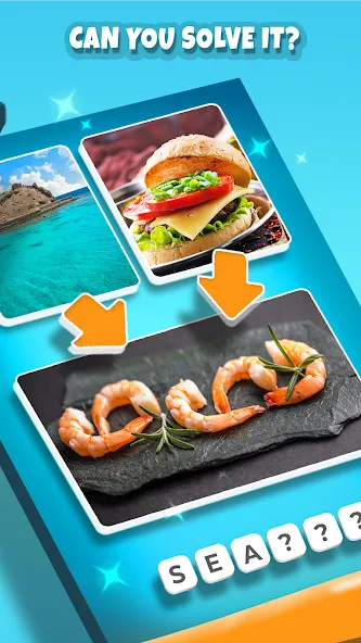 2 Pics 1Word. Offline Games  [МОД Menu] Screenshot 3