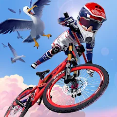 Скачать взломанную Downhill Masters (Даунхилл мастерс)  [МОД Unlimited Money] - стабильная версия apk на Андроид