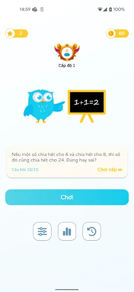 Chọn Đúng Sai  [МОД Unlimited Money] Screenshot 1