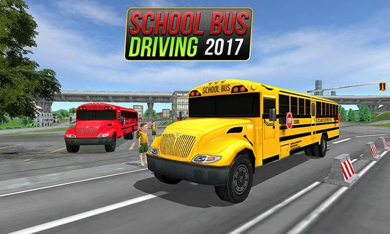 School Bus Driving Game  [МОД Mega Pack] Screenshot 1