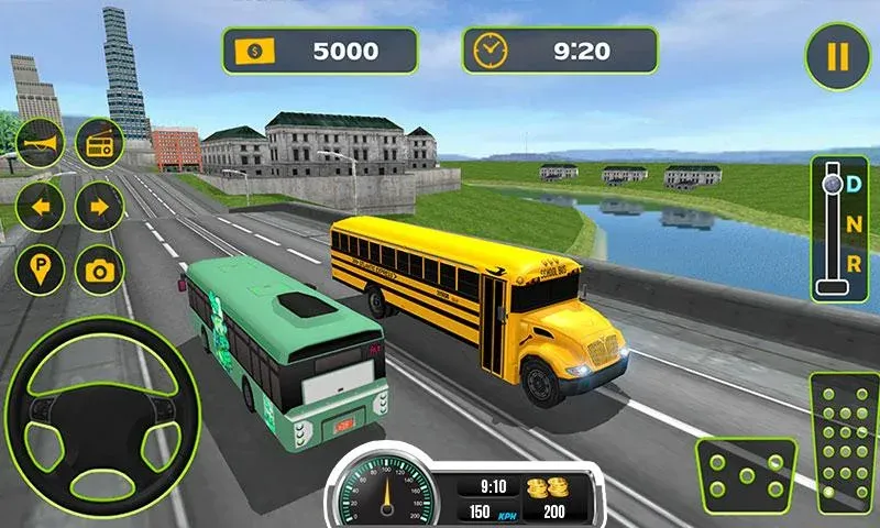 School Bus Driving Game  [МОД Mega Pack] Screenshot 2