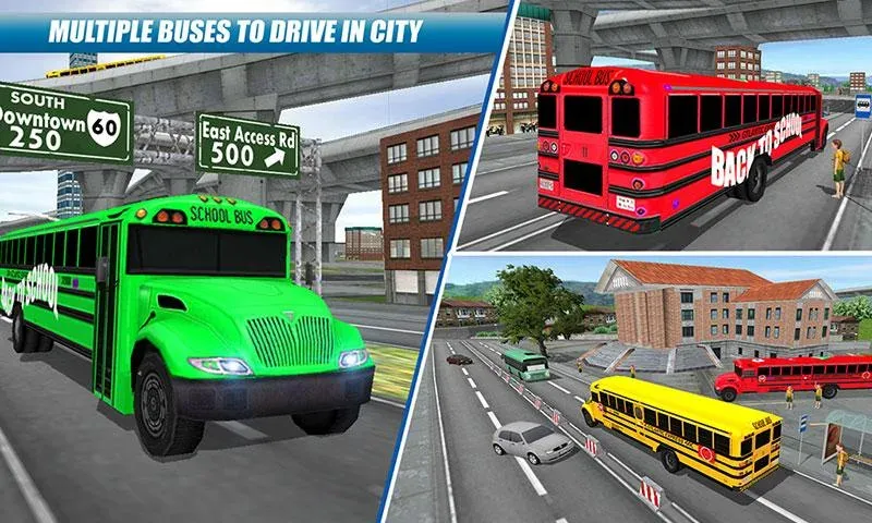 School Bus Driving Game  [МОД Mega Pack] Screenshot 4