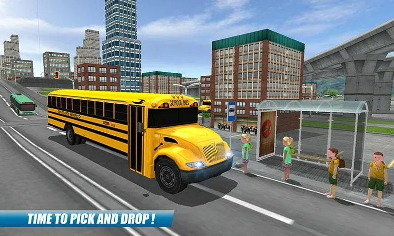 School Bus Driving Game  [МОД Mega Pack] Screenshot 5