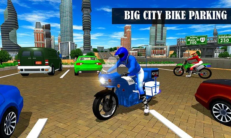 Bike Parking Moto Driving Game (Ларонг Парадахан нг Бисиклета)  [МОД Меню] Screenshot 3