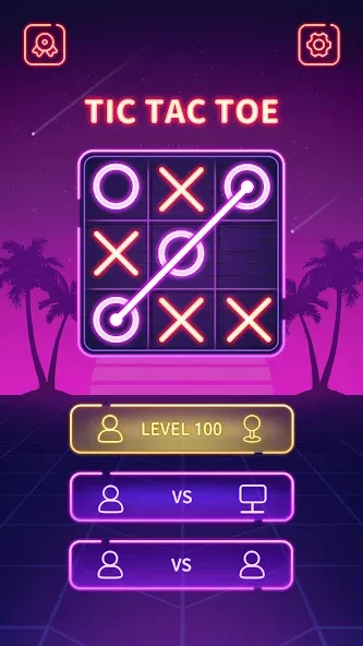 Tic Tac Toe - Offline XOXO (Тиктактое)  [МОД Unlocked] Screenshot 3