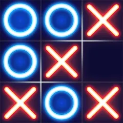 Взломанная Tic Tac Toe - Offline XOXO (Тиктактое)  [МОД Unlocked] - полная версия apk на Андроид