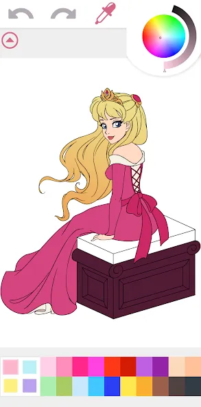 Princess Coloring Book Game  [МОД Все открыто] Screenshot 4