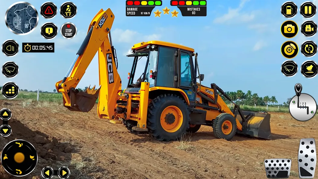 JCB Excavator Construction 3D  [МОД Меню] Screenshot 3