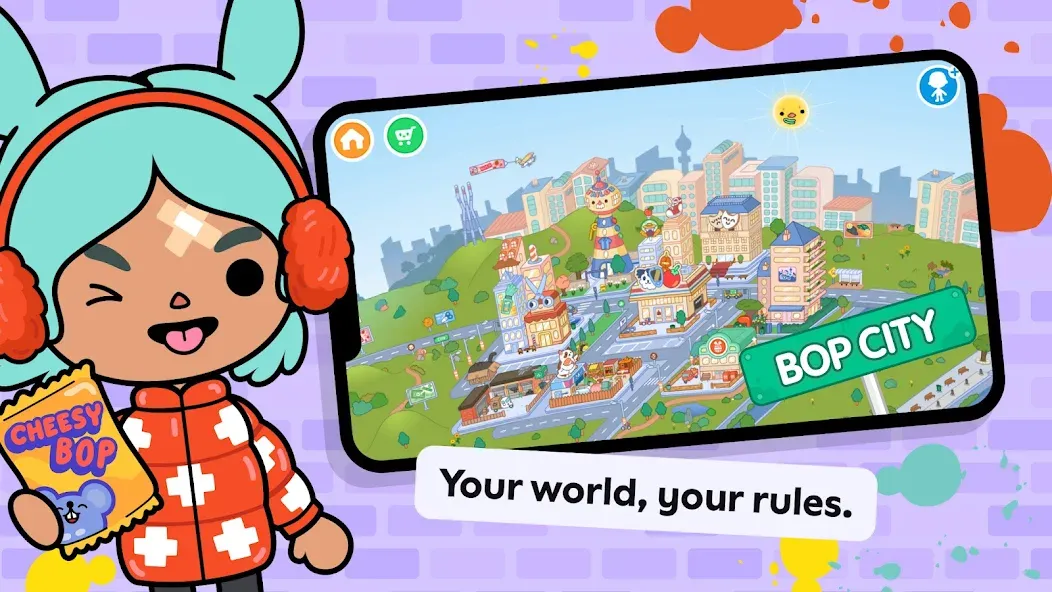 Toca Boca World (Тока Лайф Ворлд)  [МОД Бесконечные деньги] Screenshot 1