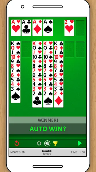 SOLITAIRE CLASSIC CARD GAME  [МОД Много монет] Screenshot 3