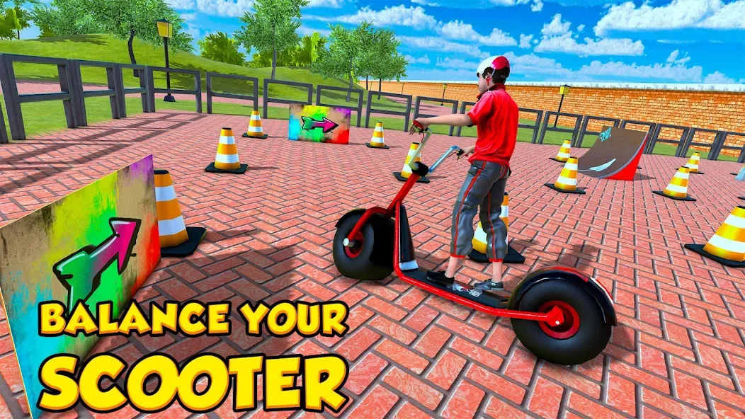 BMX Air Skate Scooter Tricks  [МОД Бесконечные деньги] Screenshot 4