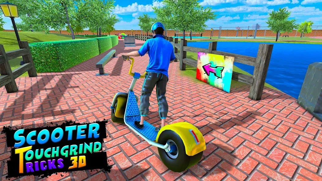 BMX Air Skate Scooter Tricks  [МОД Бесконечные деньги] Screenshot 5