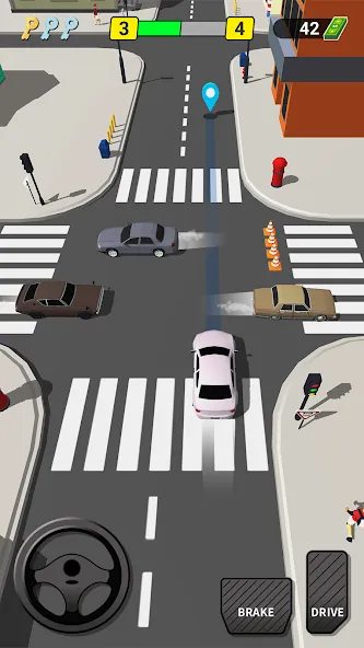 Pick Me Up 3D: Taxi Game (Пик Ми Ап 3Д)  [МОД Mega Pack] Screenshot 1