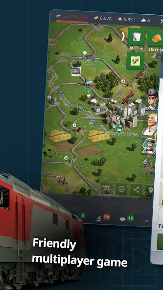 Rail Nation - Railroad Tycoon (Рэйл Нэйшн)  [МОД Unlocked] Screenshot 3