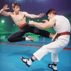 Взломанная Kung Fu Karate Fight Game (Кунгфу карате бой оффлайн)  [МОД Все открыто] - стабильная версия apk на Андроид