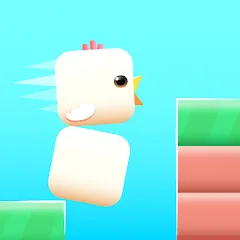 Взломанная Square Bird - Flappy Chicken (Сквер Брд)  [МОД Unlimited Money] - стабильная версия apk на Андроид