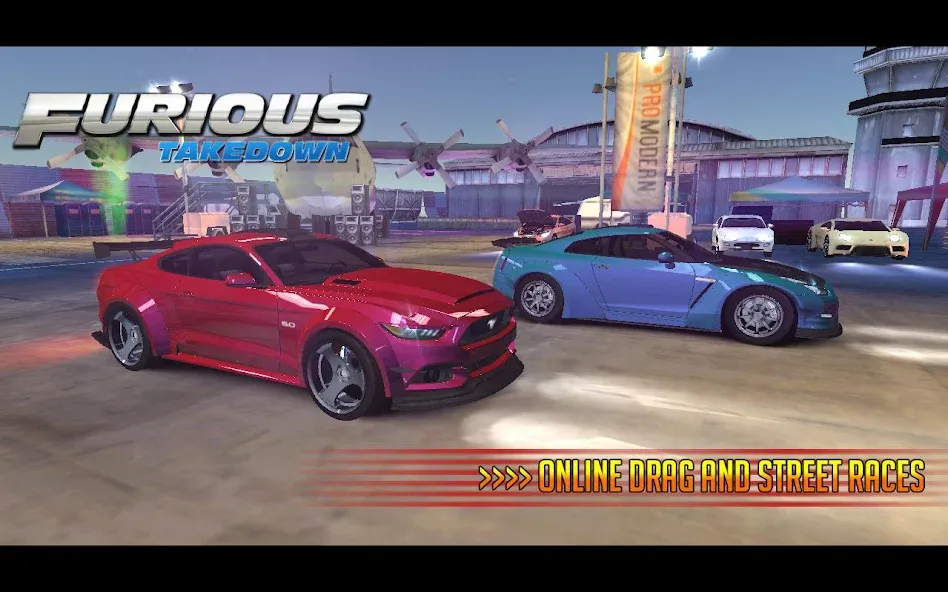 Furious: Takedown Racing (Фьюриъс)  [МОД Unlocked] Screenshot 2