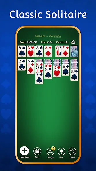 Solitaire: Classic Card Games  [МОД Меню] Screenshot 2