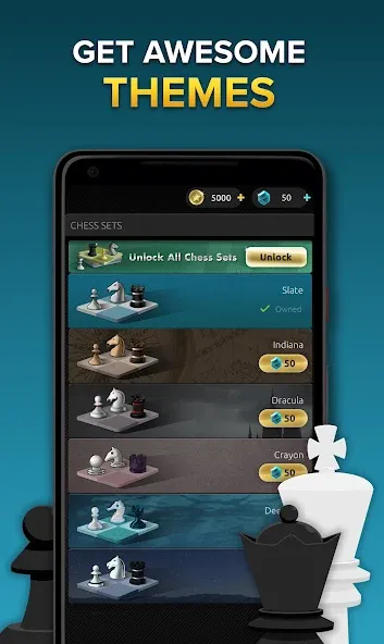 Chess Stars Multiplayer Online (Чесс Старс)  [МОД Много монет] Screenshot 4