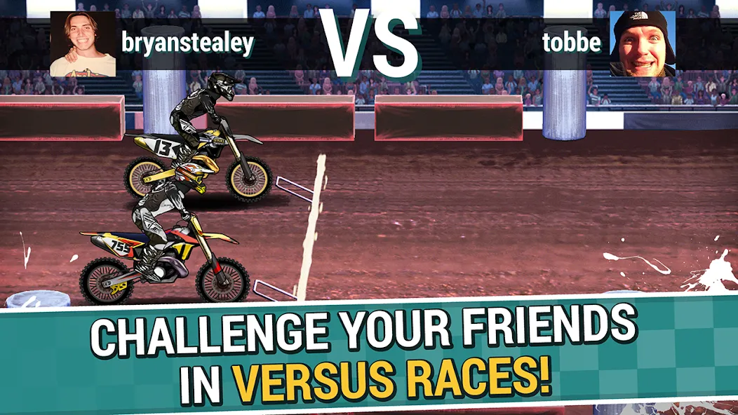 Mad Skills Motocross 2 (Мад Скилс Мотокросс 2)  [МОД Все открыто] Screenshot 3