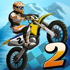 Скачать взлом Mad Skills Motocross 2 (Мад Скилс Мотокросс 2)  [МОД Все открыто] - стабильная версия apk на Андроид