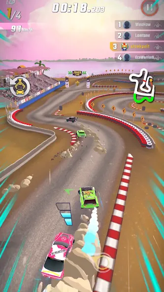 Rally Clash - Car Racing Game (Ралли Клаш)  [МОД Все открыто] Screenshot 1