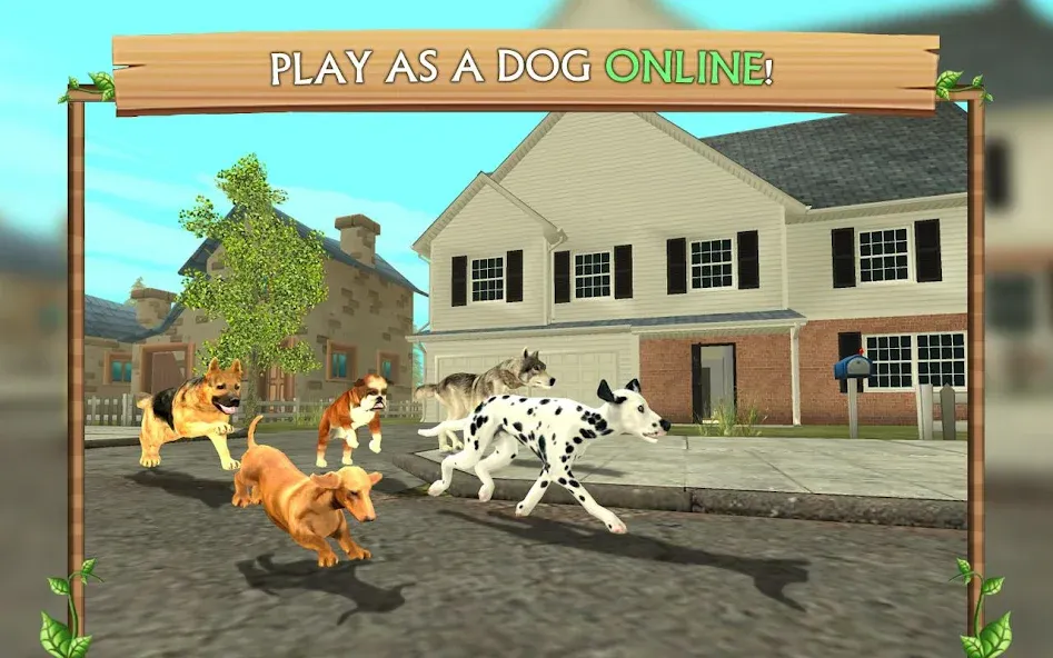 Dog Sim Online: Raise a Family  [МОД Бесконечные монеты] Screenshot 1