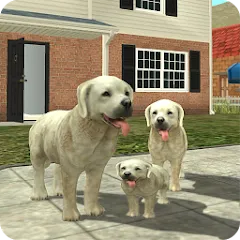 Взломанная Dog Sim Online: Raise a Family  [МОД Бесконечные монеты] - последняя версия apk на Андроид