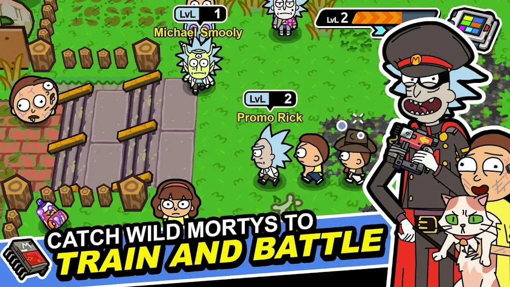 Rick and Morty: Pocket Mortys (Покет Мортис)  [МОД Все открыто] Screenshot 1